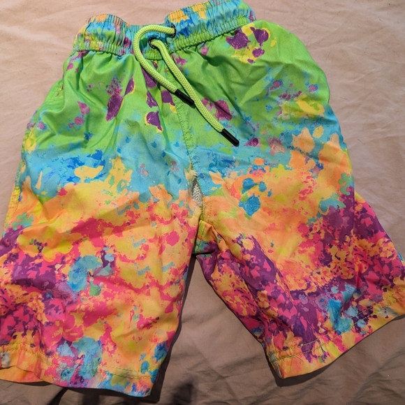 Multicolor Kids Swim Shorts Size 7 - Picture 6 of 7